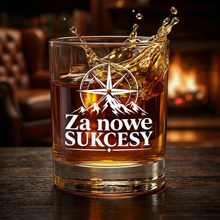 Szklanka Do Whisky Na Pożegnanie Pracownika Prezent Dla Mężczyzny: Za Nowe Sukcesy Szklanka Do Whisky Na Pożegnanie Pracownika Prezent Dla Mężczyzny: Za Nowe Sukcesy