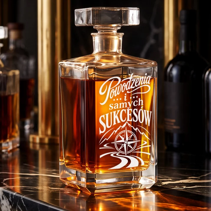 Karafka Do Whisky z Grawerem Na Pożegnanie Pracownika Prezent: Elegancki Toast Karafka Do Whisky z Grawerem Na Pożegnanie Pracownika Prezent: Elegancki Toast