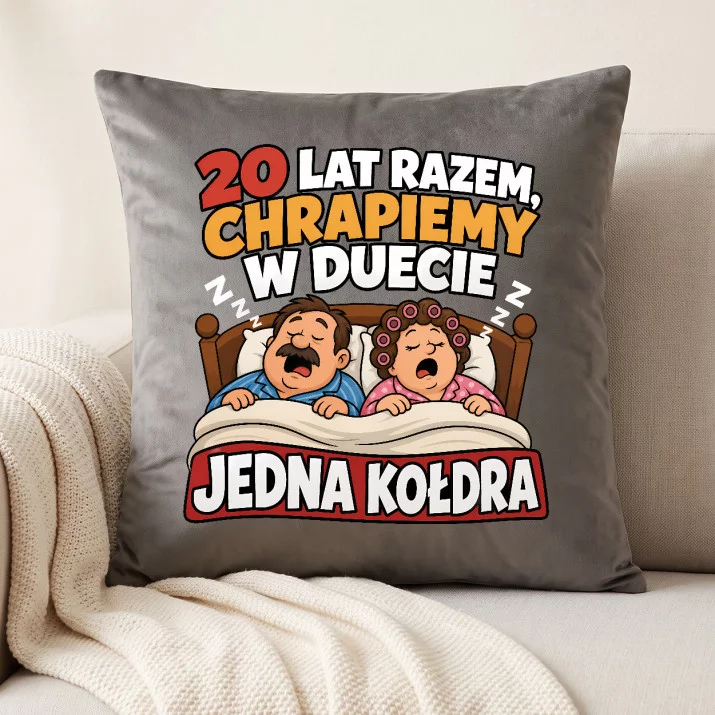 Poduszka Dekoracyjna Na 20 Rocznicę Ślubu Prezent Dla Pary: 20 Lat Razem, Poduszka Dekoracyjna Na 20 Rocznicę Ślubu Prezent Dla Pary: 20 Lat Razem,
