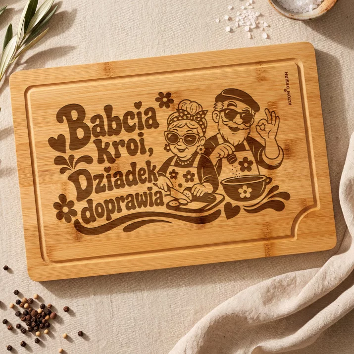 Deska Do Krojenia Dla Babci i Dziadka Prezent Na Dzień Babci i Dziadka Dla Pary: Kuchenny Duet Dziadków Deska Do Krojenia Dla Babci i Dziadka Prezent Na Dzień Babci i Dziadka Dla Pary: Kuchenny Duet Dziadków
