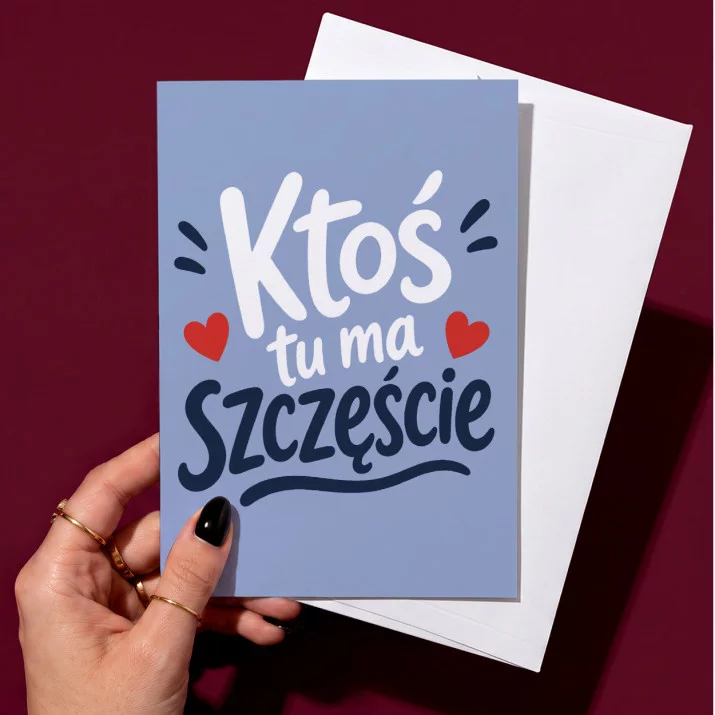 Kartka z Życzeniami Dla Niej i Dla Niego Dla Pary: Chibi Uśmiech Kartka z Życzeniami Dla Niej i Dla Niego Dla Pary: Chibi Uśmiech