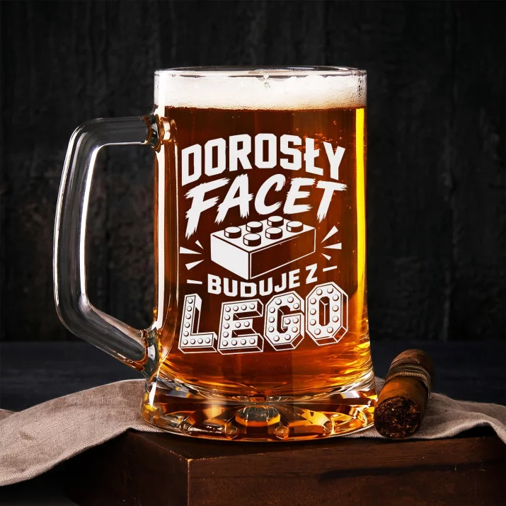 Kufel Dla Fana Lego Prezent Dla Mężczyzny: Dorosły Facet Lego