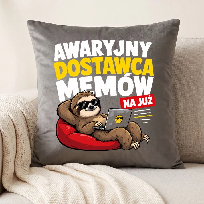 Poduszka Dekoracyjna Dla Przyjaciela Prezent Dla Mężczyzny: Awaryjny Dostawca Memów Poduszka Dekoracyjna Dla Przyjaciela Prezent Dla Mężczyzny: Awaryjny Dostawca Memów