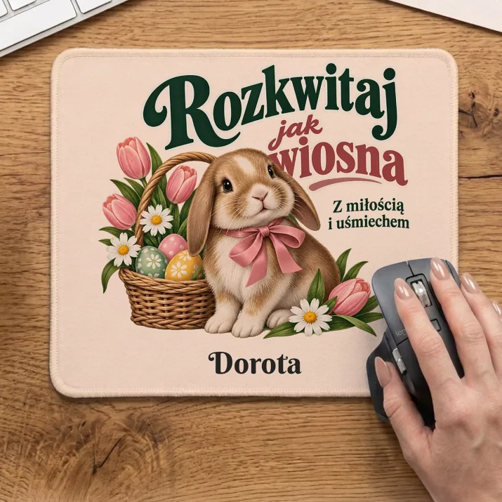 Podkładka Pod Myszkę Na Wielkanoc Prezent Dla Kobiety: Rozkwitaj Jak Wiosna Podkładka Pod Myszkę Na Wielkanoc Prezent Dla Kobiety: Rozkwitaj Jak Wiosna