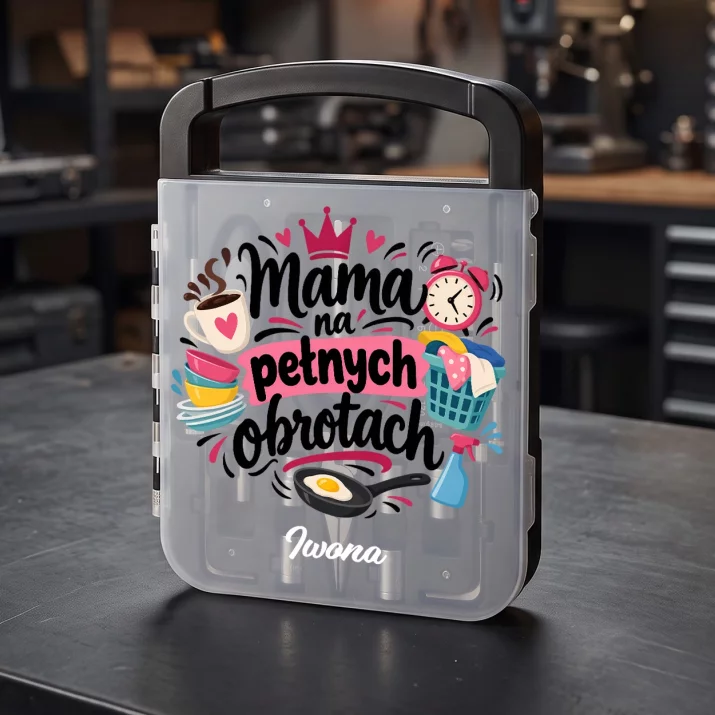 Zestaw Narzędzi Na Dzień Matki Prezent Dla Mamy Kobiety: Mama Na Pełnych Obrotach Zestaw Narzędzi Na Dzień Matki Prezent Dla Mamy Kobiety: Mama Na Pełnych Obrotach