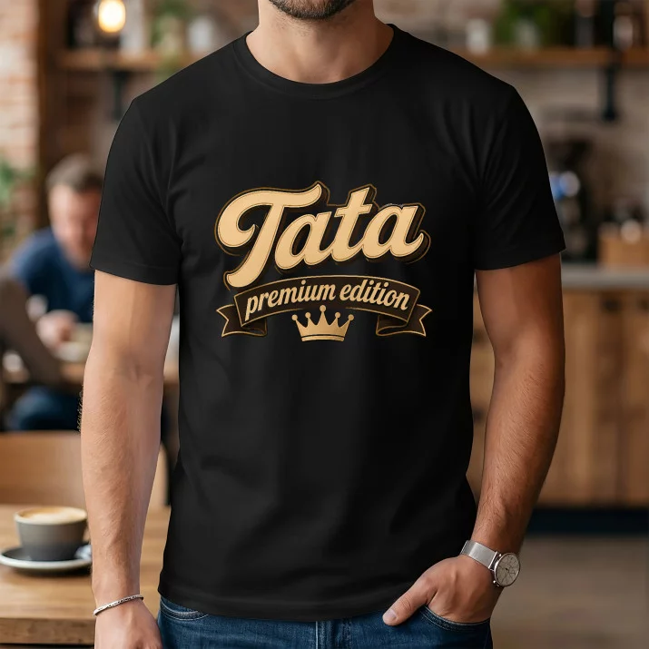 Koszulka Męska Dla Taty Prezent Na Dzień Ojca Dla Mężczyzny: Tata Premium Edition