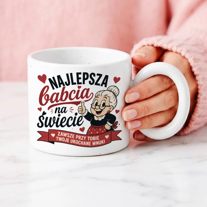 Kubek Z Okrągłym Uchem Dla Babci Prezent Na Dzień Babci Dla Kobiety: Ciepła Babcina Miłość Kubek Z Okrągłym Uchem Dla Babci Prezent Na Dzień Babci Dla Kobiety: Ciepła Babcina Miłość