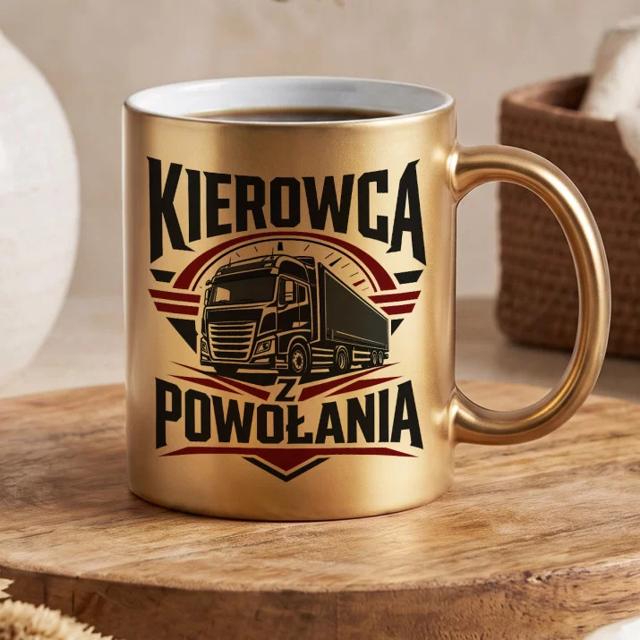 Złoty Kubek Dla Kierowcy Prezent Dla Mężczyzny: Duma Kierowcy Złoty Kubek Dla Kierowcy Prezent Dla Mężczyzny: Duma Kierowcy
