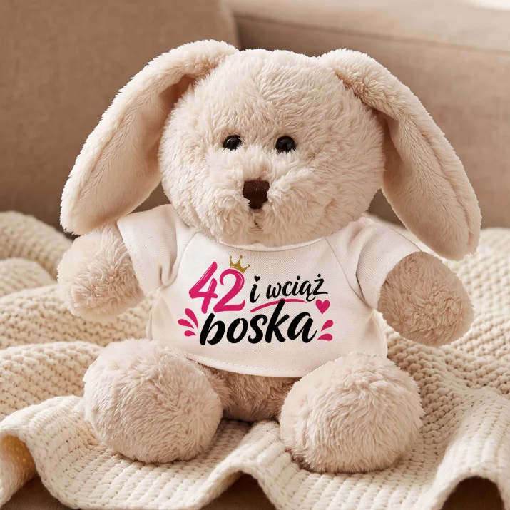 Pluszak Maskotka Dla 42 Latki Prezent Na 40 Urodziny Dla Kobiety: Boska Czterdziestka