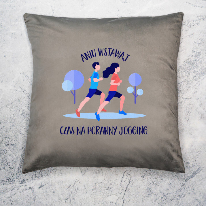 Czas na jogging - Poduszka dekoracyjna