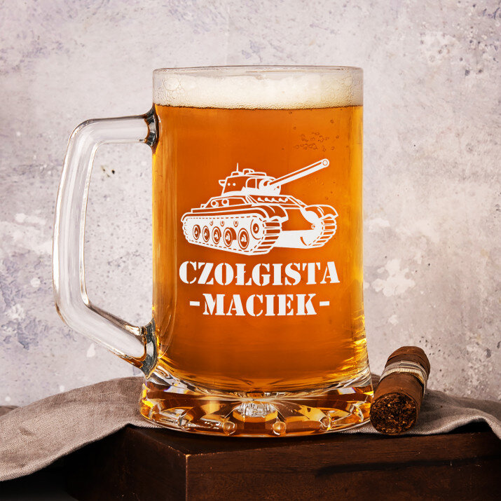 Czołgista - Personalizowany Kufel