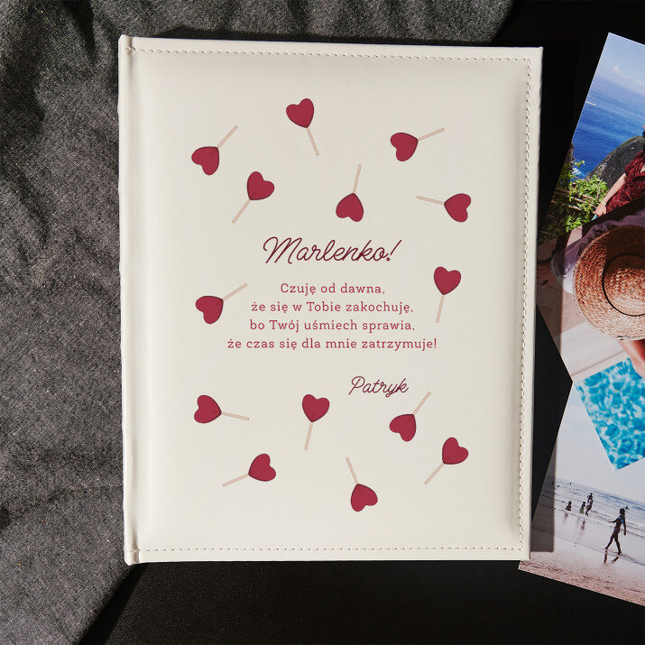 Czuję, że się w Tobie zakochuję - Personalizowany Album na zdjęcia