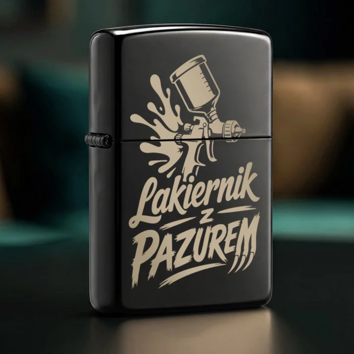 Zapalniczka Z Grawerem Dla Lakiernika Prezent Dla Mężczyzny: Błysk I Pazur