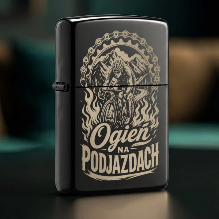 Zapalniczka Z Grawerem Dla Rowerzysty Prezent Dla Mężczyzny: Duch Kolarza
