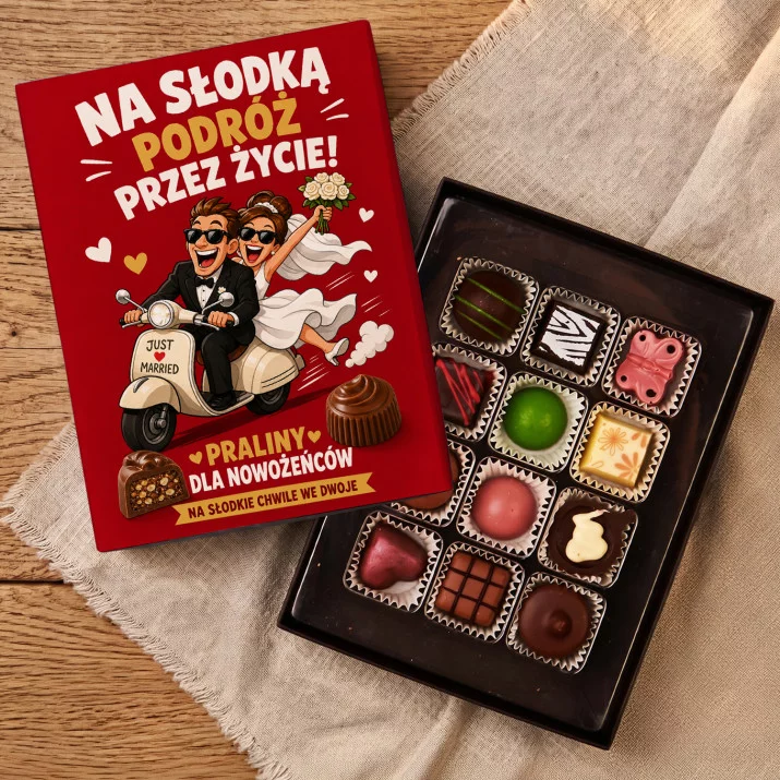 Czekoladki Na Ślub Prezent Dla Pary Młodej : Słodka Podróż Nowożeńców Czekoladki Na Ślub Prezent Dla Pary Młodej : Słodka Podróż Nowożeńców