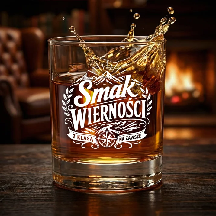 Szklanka Do Whisky Na 25 Rocznicę Ślubu Prezent Dla Mężczyzny: Smak Wierności