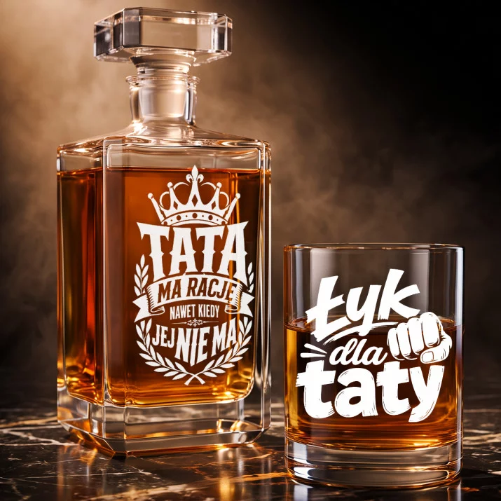 Zestaw Do Whisky Dla Ojca Prezent Na Dzień Ojca Dla Mężczyzny: Domowy Degustator