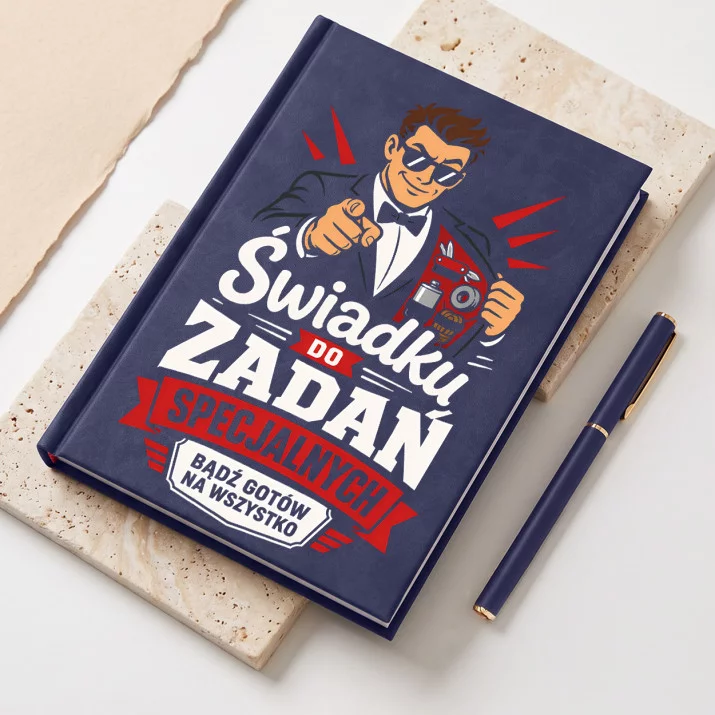 Notatnik A5 Dla Świadka Prezent Dla Mężczyzny: Misja Świadka