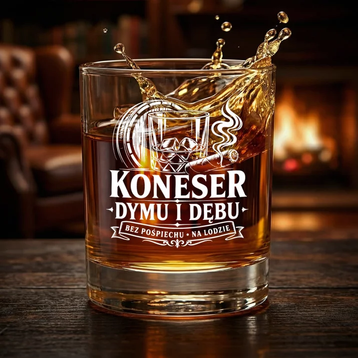 Szklanka Do Whisky Na 30Stke Prezent Dla Mężczyzny: Koneser Dymu I Dębu Szklanka Do Whisky Na 30Stke Prezent Dla Mężczyzny: Koneser Dymu I Dębu