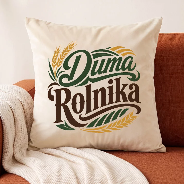 Poduszka Dekoracyjna Dla Rolnika Prezent Dla Mężczyzny: Wiejska Duma Poduszka Dekoracyjna Dla Rolnika Prezent Dla Mężczyzny: Wiejska Duma