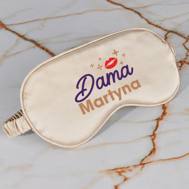 Dama - Satynowa opaska na oczy