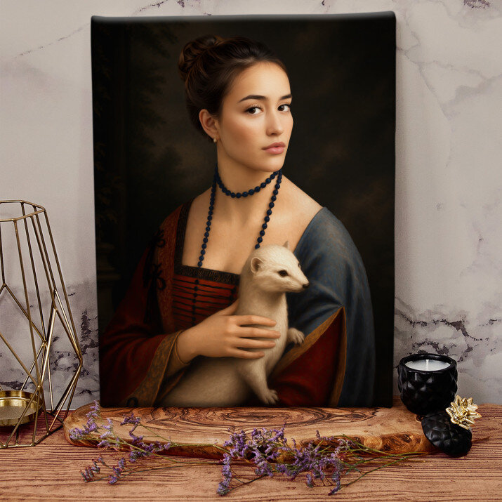Dama z łasiczką - Królewski portret