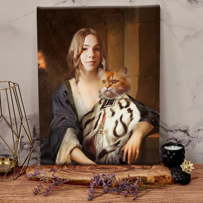 Dama z pupilem - Królewski portret Dama z pupilem - Królewski portret