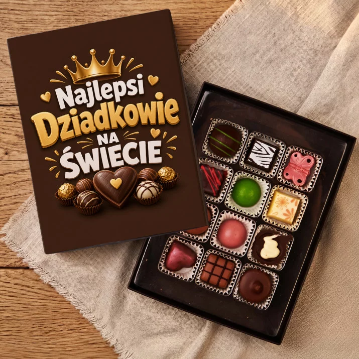 Czekoladki Dla Babci i Dziadka Prezent : Najlepsi Dziadkowie Na Świecie Czekoladki Dla Babci i Dziadka Prezent : Najlepsi Dziadkowie Na Świecie