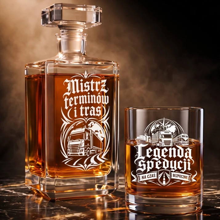 Zestaw Do Whisky Dla Spedytora Prezent Dla Mężczyzny: Mistrz Terminów I Tras Zestaw Do Whisky Dla Spedytora Prezent Dla Mężczyzny: Mistrz Terminów I Tras