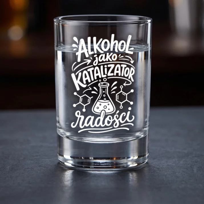 Kieliszki Do Wódki Dla Chemika Prezent Dla Mężczyzny: Katalizator Radości