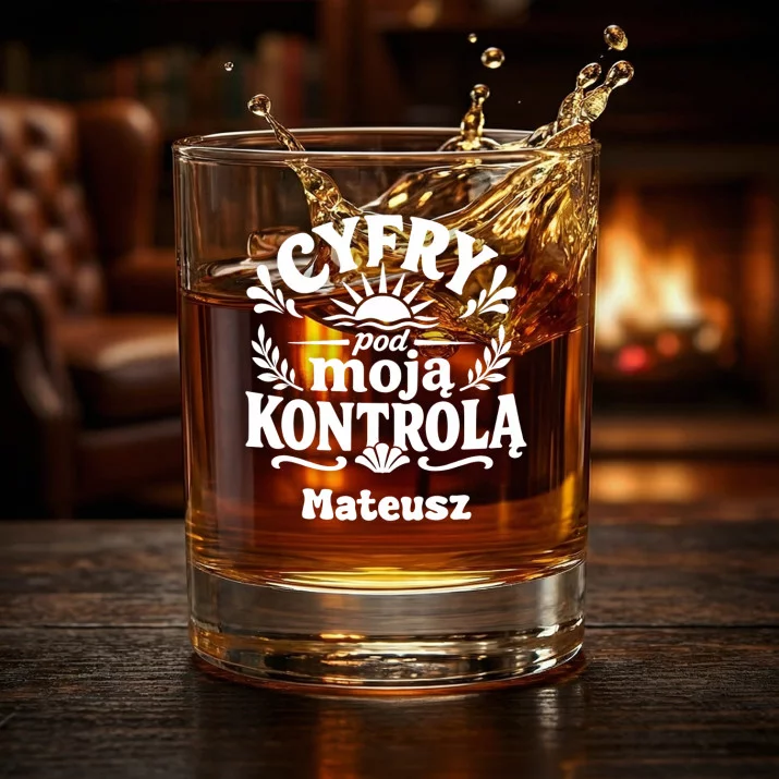 Szklanki Do Whisky z Grawerem Dla Księgowego Prezent Dla Mężczyzny: Cyfry Pod Moją Kontrolą Szklanki Do Whisky z Grawerem Dla Księgowego Prezent Dla Mężczyzny: Cyfry Pod Moją Kontrolą
