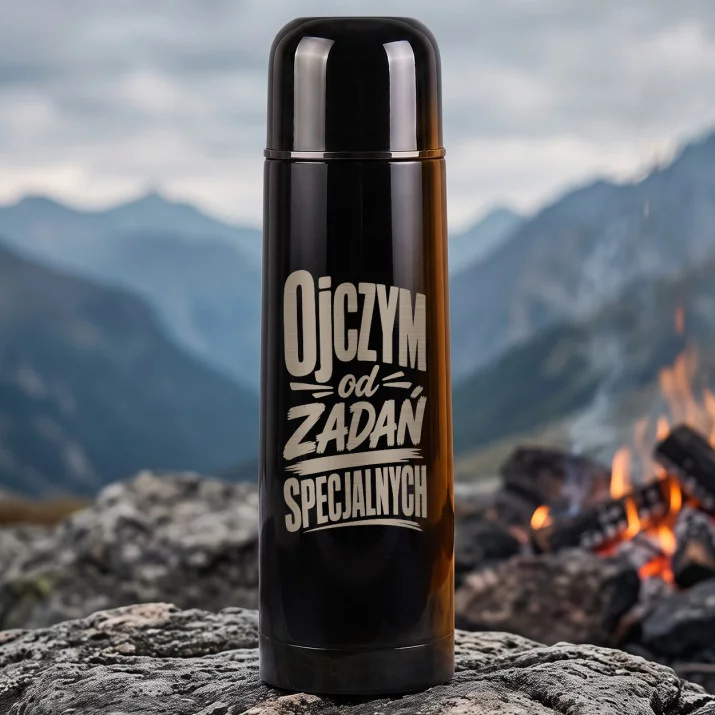 Termos 500ml Dla Ojczyma Prezent Na Dzień Ojca Dla Mężczyzny: Ojczym Od Zadań Specjalnych Termos 500ml Dla Ojczyma Prezent Na Dzień Ojca Dla Mężczyzny: Ojczym Od Zadań Specjalnych