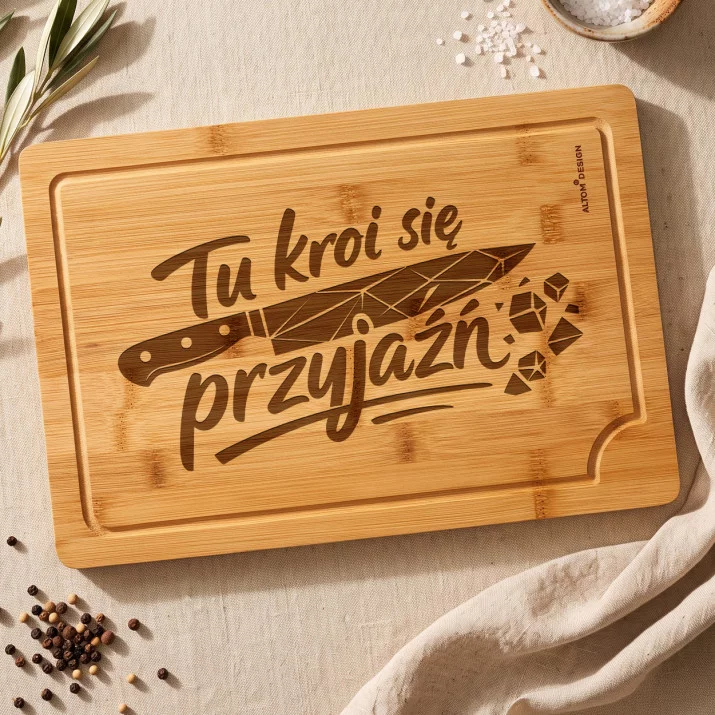 Deska Do Krojenia Dla Znajomych Prezent Dla Pary: Smak Przyjaźni Deska Do Krojenia Dla Znajomych Prezent Dla Pary: Smak Przyjaźni