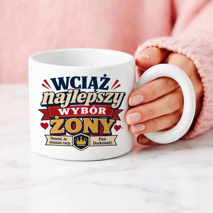 Kubek Z Okrągłym Uchem Na Rocznicę Ślubu Prezent Na Walentynki Dla Mężczyzny: Męska Duma I Humor Kubek Z Okrągłym Uchem Na Rocznicę Ślubu Prezent Na Walentynki Dla Mężczyzny: Męska Duma I Humor