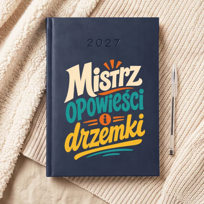 Kalendarz Książkowy A5 2027 Dla Dziadka Prezent Na Dzień Dziadka Dla Mężczyzny: Mistrz Opowieści Kalendarz Książkowy A5 2027 Dla Dziadka Prezent Na Dzień Dziadka Dla Mężczyzny: Mistrz Opowieści