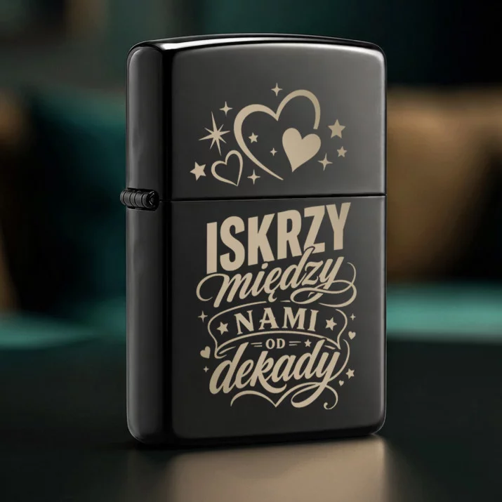 Zapalniczka Z Grawerem Na 10 Rocznicę Ślubu Prezent Dla Kobiety: Dekada Iskry