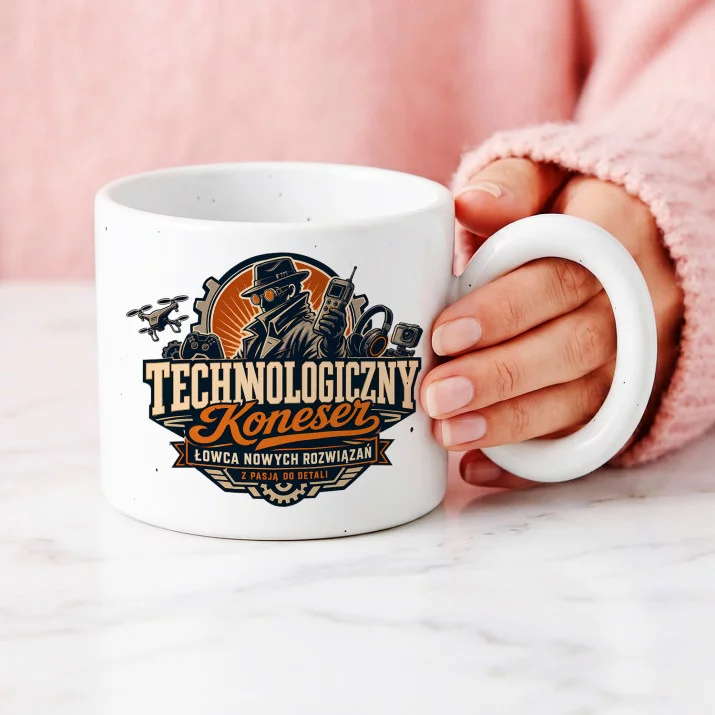 Kubek Z Okrągłym Uchem Dla Gadżeciarza Prezent Dla Mężczyzny: Techniczny Varsity Kubek Z Okrągłym Uchem Dla Gadżeciarza Prezent Dla Mężczyzny: Techniczny Varsity