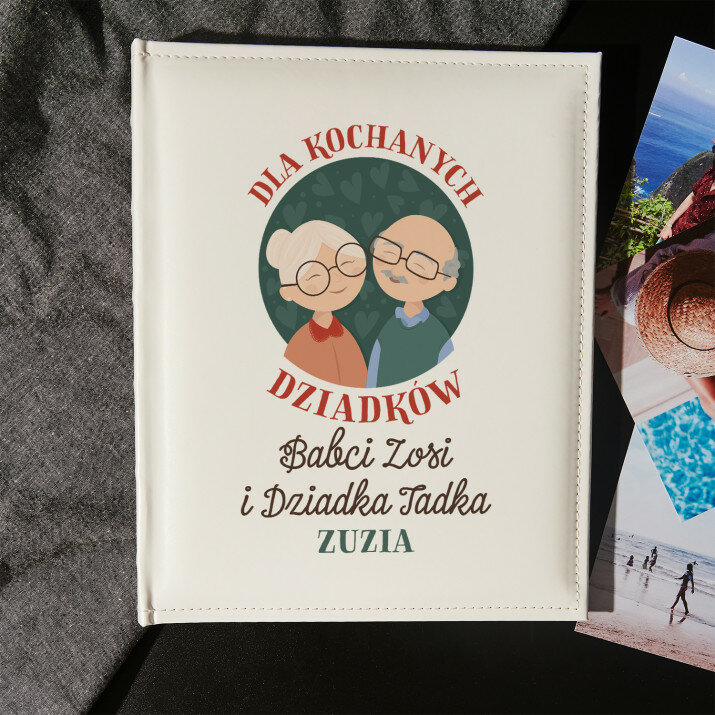 Dla kochanych dziadków - Personalizowany Album na zdjęcia