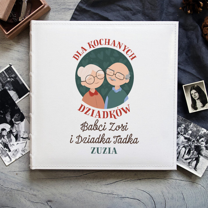 Dla kochanych dziadków - Personalizowany Album na zdjęcia