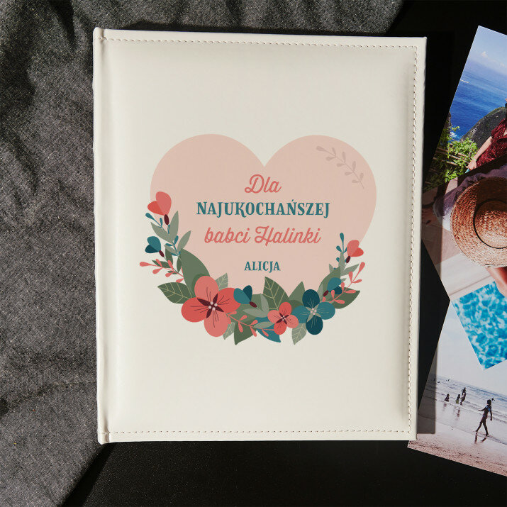 Dla najukochańszej babci - Personalizowany Album na zdjęcia