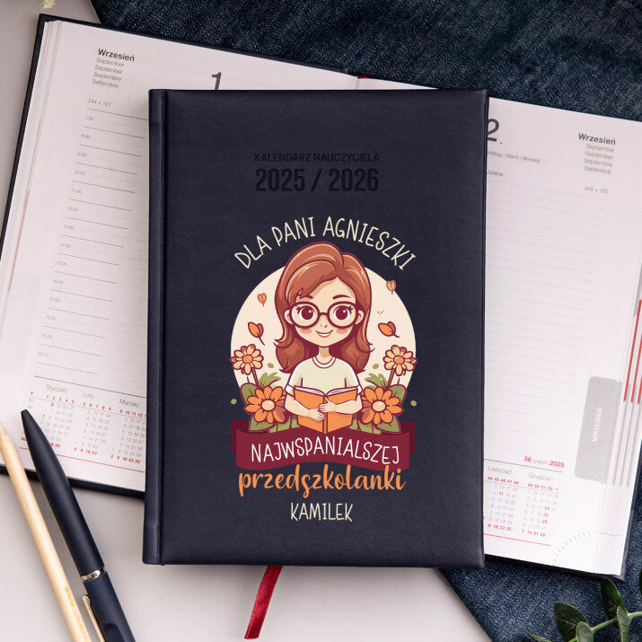 Dla najwspanialszej przedszkolanki - Kalendarz nauczyciela