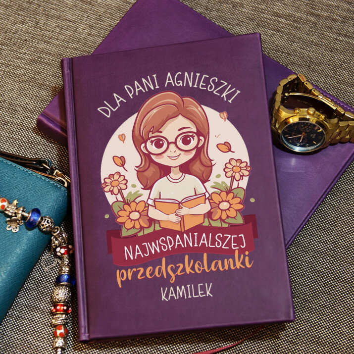 Dla najwspanialszej przedszkolanki - notatnik A5 z nadrukiem