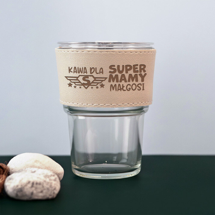 Dla super mamy - Kubek szklany