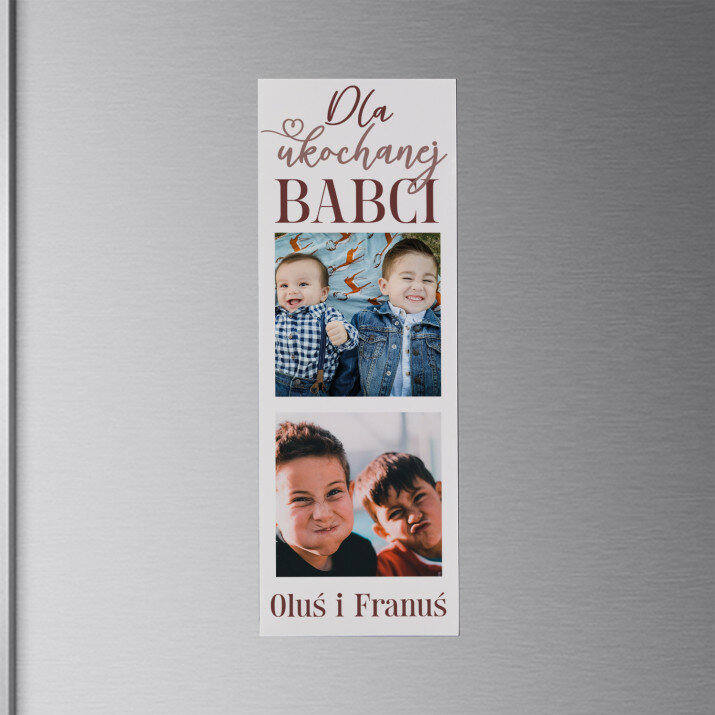 Dla ukochanej babci - Magnes na lodówkę