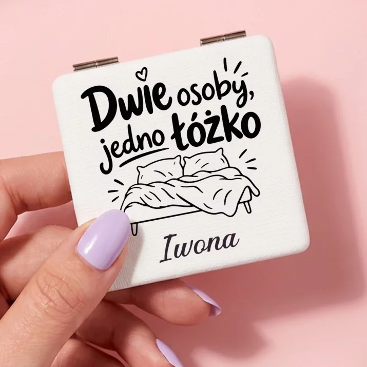 Lusterko Kieszonkowe Dla Kobiety W Ciąży Prezent Na Dzień Mamy Dla Kobiety: Dwie Osoby, Jedno Łóżko