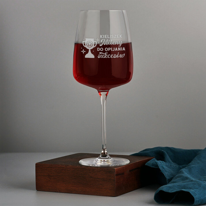 Do opijania sukcesów - Duży kieliszek do wina 600 ml