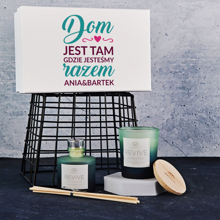 Dom jest tam - Świeczka i patyczki zapachowe