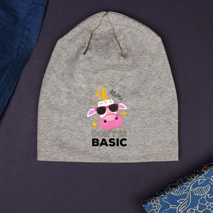 Don`t be basic - Czapka bawełniana