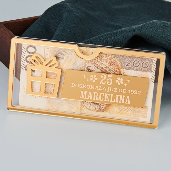 Doskonała od - Akrylowa koperta na pieniądze Prezent