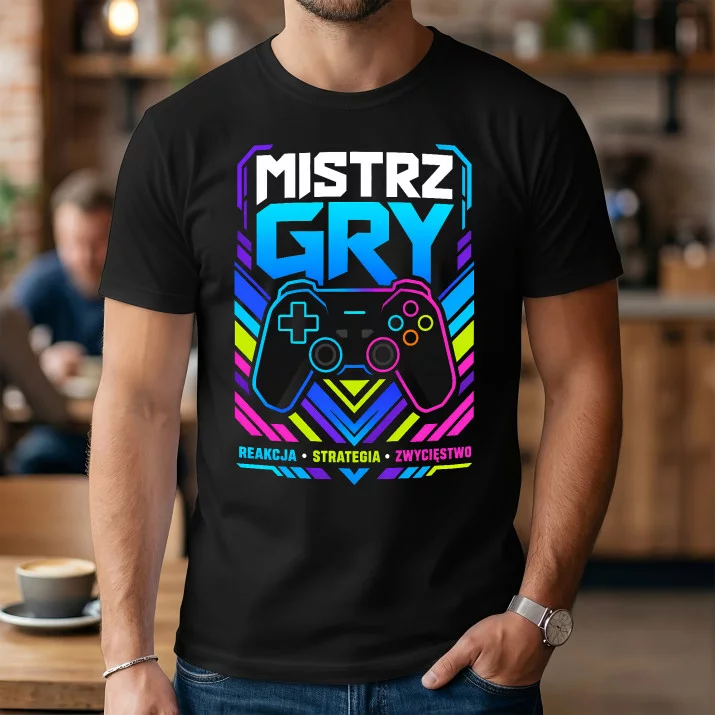 Koszulka Męska Dla Gracza Prezent Dla Mężczyzny: Mistrz Gry